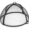 Sunnydaze 24‑Inch Round Fire Pit Spark Screen Lid – Heavy‑Duty Mesh Ember Lid & Fire Pit Screen Cover with Door, Keeps Sparks & Ashes Contained(40 in)