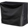 Sunnydaze 4-Foot Firewood Log Rack Cover – Heavy-Duty Weather-Resistant PVC Construction – Black(2 ft)