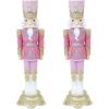 Sunnydaze 4ft Karl The Nutcracker Christmas Decoration – Resin Indoor or Outdoor Nutcracker Statue(2)