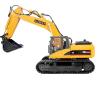Sunnydaze Dig and Drive Remote Control Excavator Toy – 1:20 Scale Light-Up RC Construction Vehicle with Controller – Ages 8 and Up