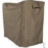 Sunnydaze Firewood Rack Cover 5-Foot – Outdoor Firewood Cover – Wood Rack Storage Tarp for Outside – Weather Resistant – Khaki(Khaki)