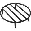 Sunnydaze Round Fire Pit Grate – Elevated Wood Grate for Fire Pit – Heavy-Duty Steel Log Grate for Outside – 24-Inch(12 in)