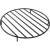 Sunnydaze Round Fire Pit Grate – Elevated Wood Grate for Fire Pit – Heavy-Duty Steel Log Grate for Outside – 24-Inch(24 in)