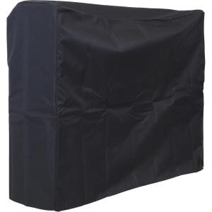 Sunnydaze 4-Foot Firewood Log Rack Cover – Heavy-Duty Weather-Resistant PVC Construction – Black(4 ft)