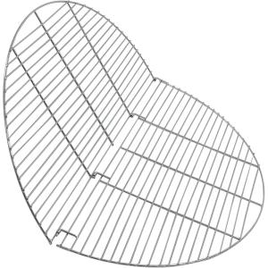 Sunnydaze Foldable Campfire Grill Grate – Steel Round BBQ Fire Pit Grate for Cooking – Camping Grill Grid Rack – 36-Inch – Silver(36 in)