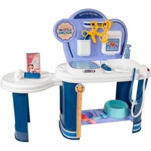 Sunnydaze Little Doctor Kit for Kids – Vet Station Toy and 12-Piece Accessory Pack – Veterinarian Playset for Kids Ages 3+
