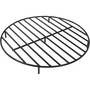 Sunnydaze Round Fire Pit Grate – Elevated Wood Grate for Fire Pit – Heavy-Duty Steel Log Grate for Outside – 24-Inch(30 in)