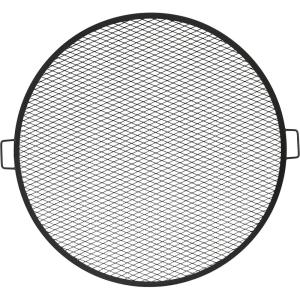 Sunnydaze X-Marks Outdoor Fire Pit Grill Grate for Cooking – Round Fire Pit Grate – Steel Campfire BBQ Grill with Handles – 37.5-Inch(40 in)