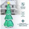 Sunnydaze 9.5′ Self-Inflating Towering Christmas Tree Inflatable Pre-Lit Yard Decoration with Fan Blower and LED Lights(Towering Christmas Tree)