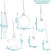 Sunnydaze Deck The Halls 59-Count Shatterproof Christmas Ball Ornament Kit with Hooks – Tree Decorations Set for Holiday Decor and Gatherings – Silver(Silver)
