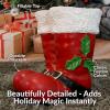 Sunnydaze Santa Boots Decor – Nostalgic Christmas Decorations – Santa Claus Decor – Indoor or Outdoor Christmas Statues – 13″