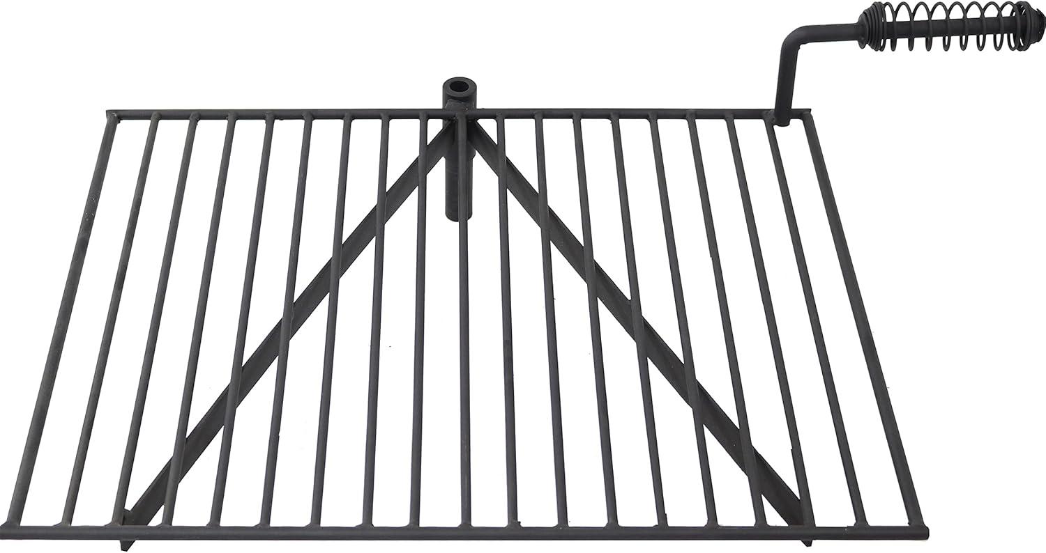 image:imageSunnydaze Outdoor Fire Pit Ring HeavyDuty Round Steel Fire Ring with Cooking Grate and Poker 36Inch Outer34Inch Inner Diameter