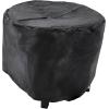 Sunnydaze 23-Inch Cauldron-Style Smokeless Wood-Burning Fire Pit with Cover and Poker – Steel Outdoor Smokeless Fire Pit for The Backyard