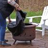 Sunnydaze 30-Inch Cosmic Smokeless Wood-Burning Fire Pit with Cover and Poker – Steel Outdoor Smokeless Fire Pit for The Backyard
