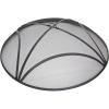 Sunnydaze Black Reinforced Steel Mesh Fire Pit Spark Screen with Ring Handle – 40-Inch Diameter(40 in)