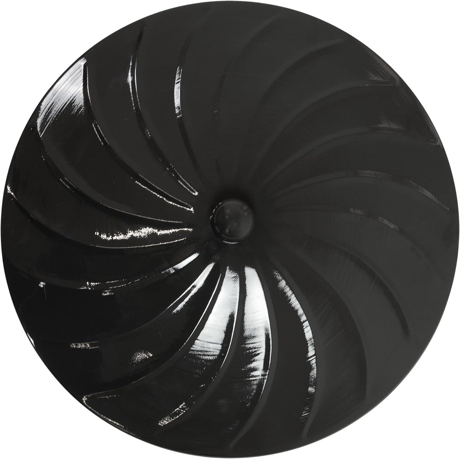 image:imageSunnydaze Metal Garden Hose Holder Pot with Lid UVResistant 145Foot Garden Hose Pot Holder Sage Glaze FinishBlack Glaze
