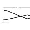 Sunnydaze 40-Inch Fireplace Tongs – Heavy-Duty Log Tongs – Fire Pit Wood Grabber – Log Grabber Tool for Firewood