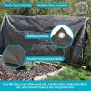 Sunnydaze Dark Gray Reversible Heavy-Duty Multipurpose Outdoor Tarps – Set of 5-12 x 16 Feet(16 ft x 20 ft)