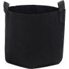 Sunnydaze 1-Pack of 7-Gallon Garden Grow Bags for Vegetables – 300 GSM Non-Woven Polypropylene Felt Fabric Flower Pots and Planters with Handles – Single Gardening Container(3 gal)