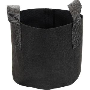 Sunnydaze 1-Pack of 7-Gallon Garden Grow Bags for Vegetables – 300 GSM Non-Woven Polypropylene Felt Fabric Flower Pots and Planters with Handles – Single Gardening Container(1 gal)