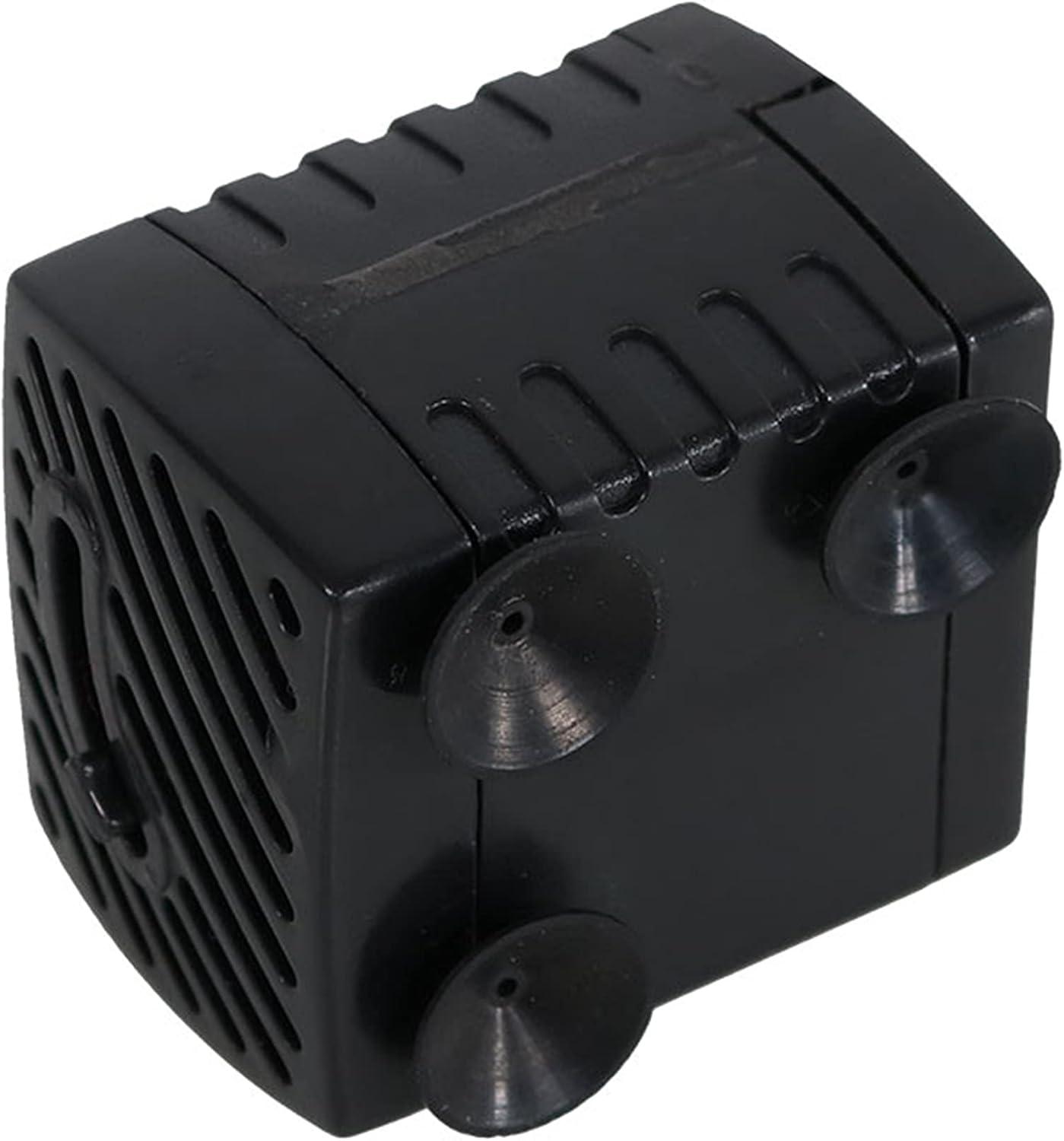 image:imageSunnydaze 40 GPH Submersible Water Pump 12V Small Fountain Pump with Adjustable Flow LED Light amp Transformer for Fountains Bird Baths AquariumsMulticolor Light