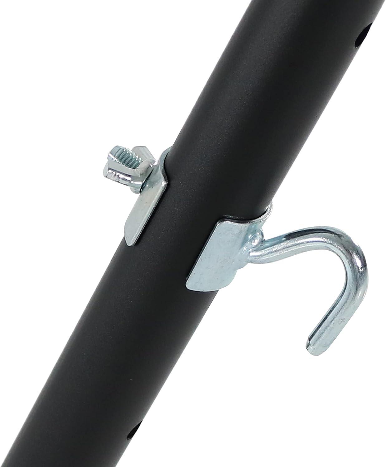 image:imageSunnydaze Brazilian Portable Steel Hammock Stand for Outside with Carrying Case 400Pound Capacity Hammock Frame Black FinishBlack