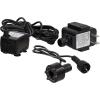 Sunnydaze 40 GPH Submersible Water Pump – 12V Small Fountain Pump with Adjustable Flow, LED Light & Transformer for Fountains, Bird Baths, Aquariums(White Light)