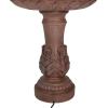 Sunnydaze Dove Pair 43-Inch 3-Tier Outdoor Water Fountain with Electric Submersible Pump for Garden, Patio or Yard