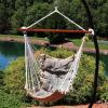 Sunnydaze Tufted Victorian Large Hanging Hammock Chair – Sturdy 300 Pound Capacity – Gray(Grey)