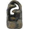 Sunnydaze Cavernous Rock Tiers Tabletop Water Fountain – 12 Inch Relaxing Indoor Desktop Water Fountain – Office, Bedroom, Living Room