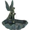 Sunnydaze Fairy Shell Outdoor Water Fountain – 30-Inch Waterfall Fountain with Submersible Pump for The Patio, Lawn, or Yard