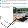 Sunnydaze 10-Foot Portable Steel Hammock Stand – for Camping and Spreader Bar Hammocks – 330-Pound Capacity – Black
