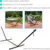 Sunnydaze Double Hammock Stand for Outside – 350-Pound Capacity Indoor/Outdoor Hammock Frame – Black Powder-Coated Finish – 12-Foot(Bronze)