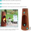 Sunnydaze Santa Fe 50-Inch Chiminea Outdoor Fire Pit – Wood-Burning Chiminea Outdoor Fireplace with Wood Grate – Rustic Patina Finish(Rustic)