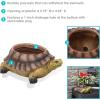 Sunnydaze Teddy The Turtle 11″ Polyresin Garden Planter for Indoor or Outdoor Use
