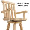 Sunnydaze Rustic Outdoor Barstool – Log Cabin Style Bar Height Stool – Unfinished Wood Construction – 4-Foot – Set of 2(2)