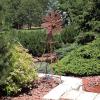 Sunnydaze 51-Inch Rustic Windmill Metal Garden Statue with Tiers – Yard Art, Lawn and Garden Sculpture Decor – Brown/Copper