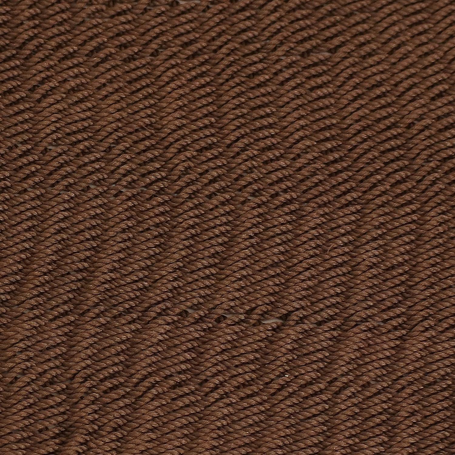 image:imageSunnydaze SoftSpun Polyester Rope Double Hammock for Outside 600Pound Weight Capacity Extra Large Hammock RedMocha