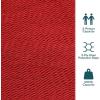 Sunnydaze Soft-Spun Polyester Rope Double Hammock for Outside – 600-Pound Weight Capacity Extra Large Hammock – Red(Red)