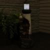 Sunnydaze 36-Inch Gull’s Cove Outdoor Lighthouse Water Fountain with LED Light – Polyresin Decorative Water Feature