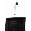 Sunnydaze Curved Ridge Tall Indoor Water Fountain with Light and Electric Pump – Slate Modern Waterfall Fountain – 56″ H