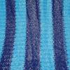 Sunnydaze Deluxe Handwoven American Style Cotton Hammock -770-Pound Weight Capacity – Blue(Blue)