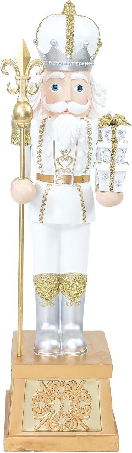 image:imageSunnydaze 3ft Matthias The Prince Nutcracker Christmas Decoration Polyresin Indoor or Outdoor Nutcracker Statue1