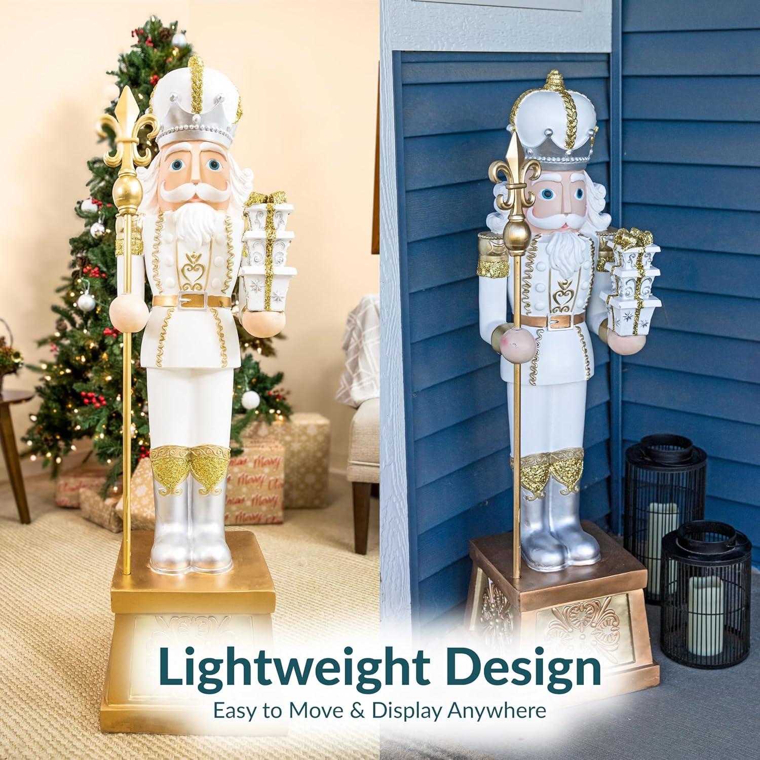 image:imageSunnydaze 3ft Matthias The Prince Nutcracker Christmas Decoration Polyresin Indoor or Outdoor Nutcracker Statue1