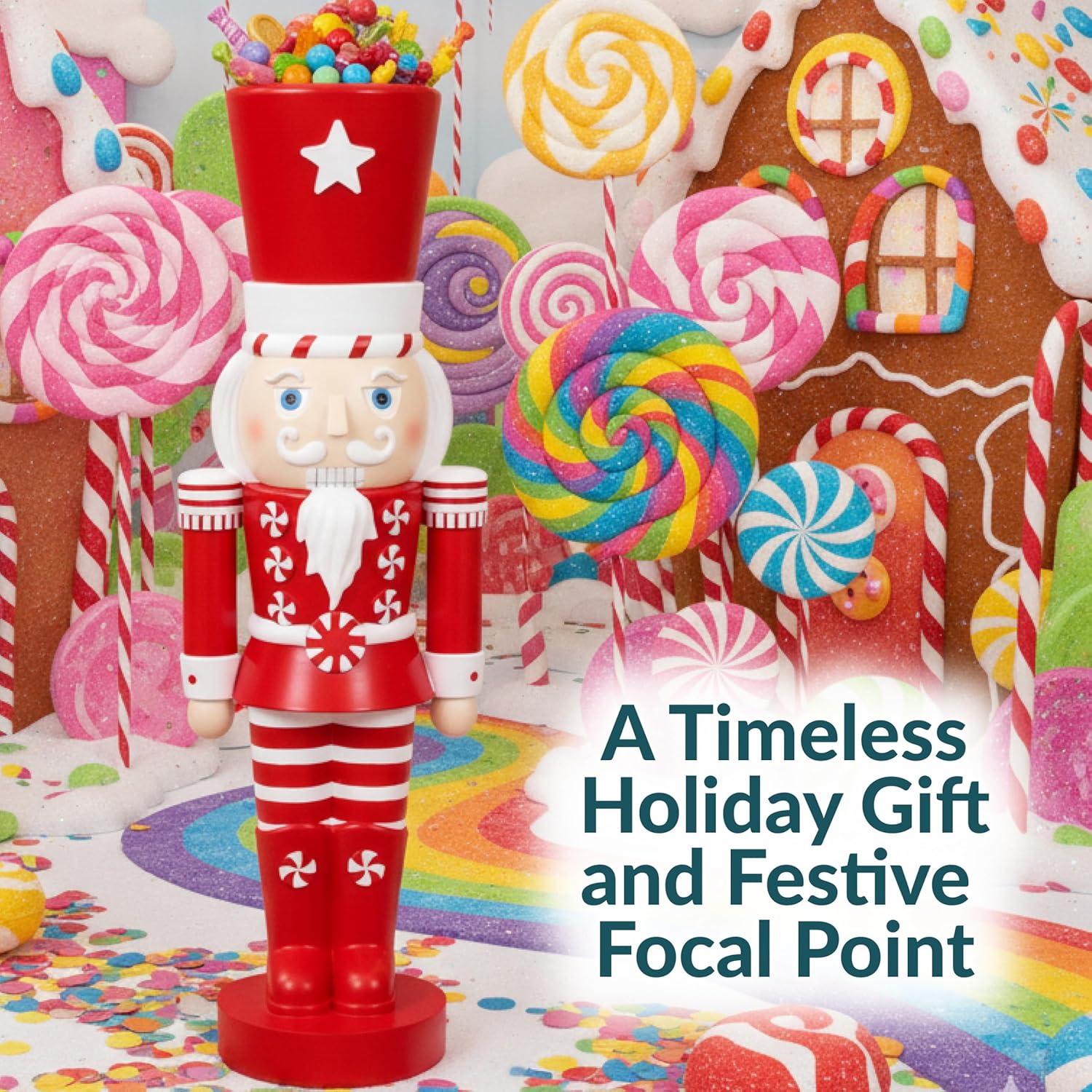 image:imageSunnydaze 3ft Matthias The Prince Nutcracker Christmas Decoration Polyresin Indoor or Outdoor Nutcracker Statue1