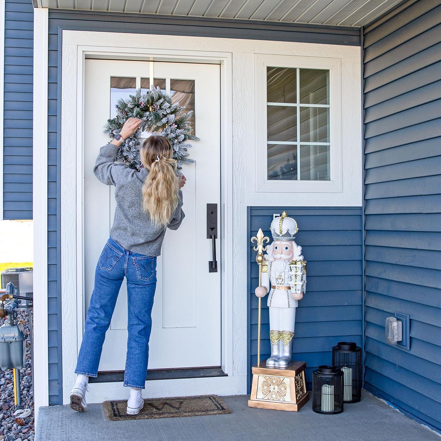 image:imageSunnydaze 3ft Matthias The Prince Nutcracker Christmas Decoration Polyresin Indoor or Outdoor Nutcracker Statue1