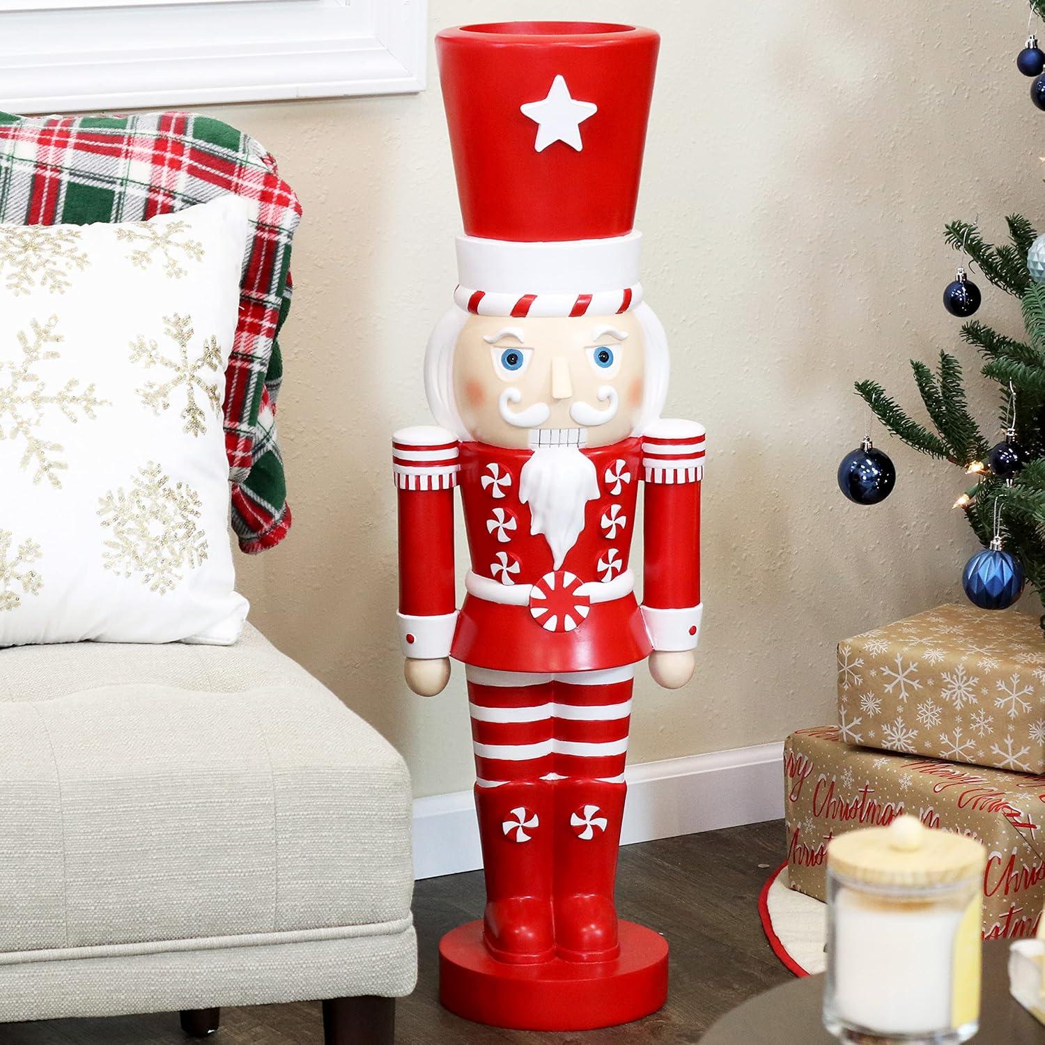 image:imageSunnydaze 3ft Matthias The Prince Nutcracker Christmas Decoration Polyresin Indoor or Outdoor Nutcracker Statue1