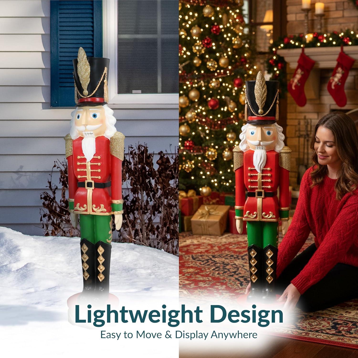 image:imageSunnydaze 3ft Matthias The Prince Nutcracker Christmas Decoration Polyresin Indoor or Outdoor Nutcracker Statue1