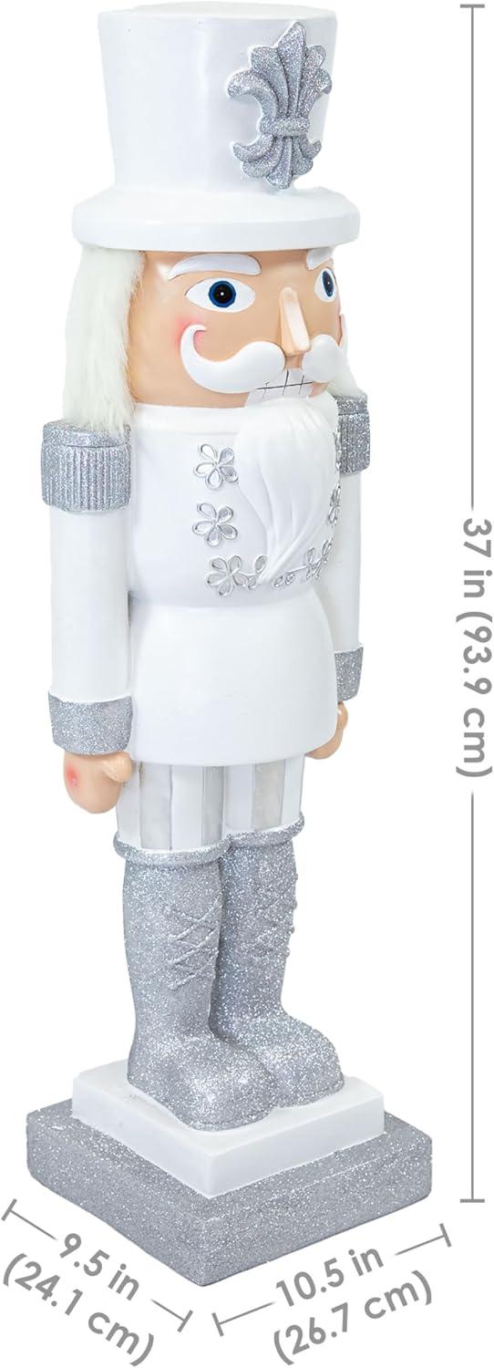 image:imageSunnydaze 3ft Matthias The Prince Nutcracker Christmas Decoration Polyresin Indoor or Outdoor Nutcracker Statue1