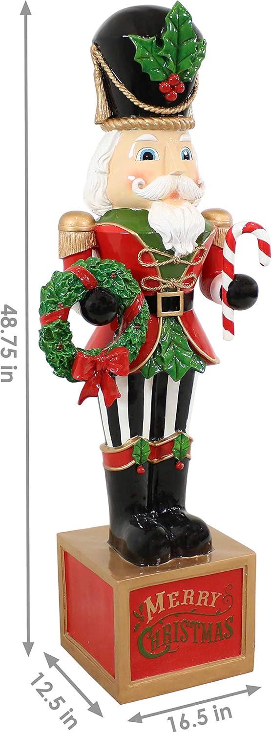 image:imageSunnydaze 3ft Matthias The Prince Nutcracker Christmas Decoration Polyresin Indoor or Outdoor Nutcracker Statue1